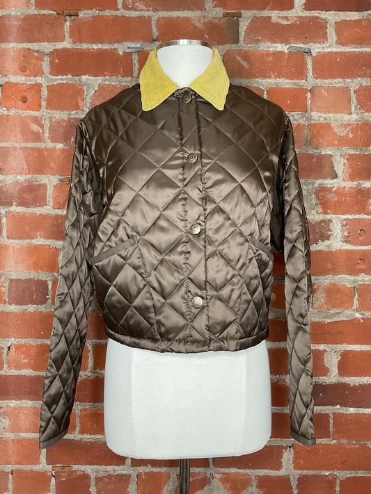Denimist Cropped Quilted Jacket | SZ XXS