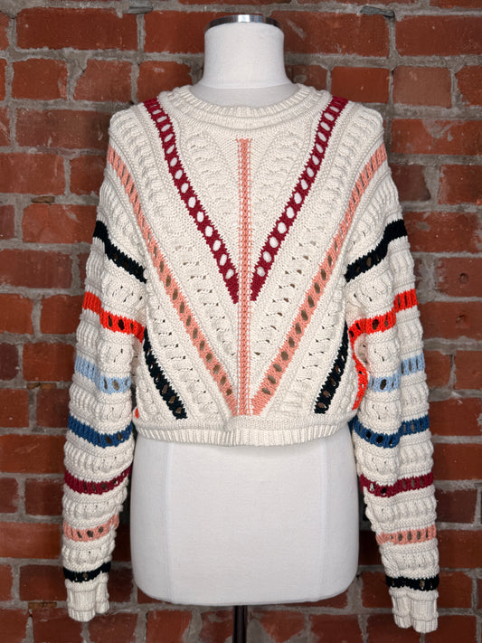 BA&SH Gardy Crochet Sweater | SZ S