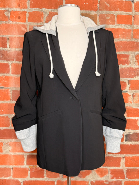 Cinq a Sept Single Breasted Drawstring Blazer | SZ 8