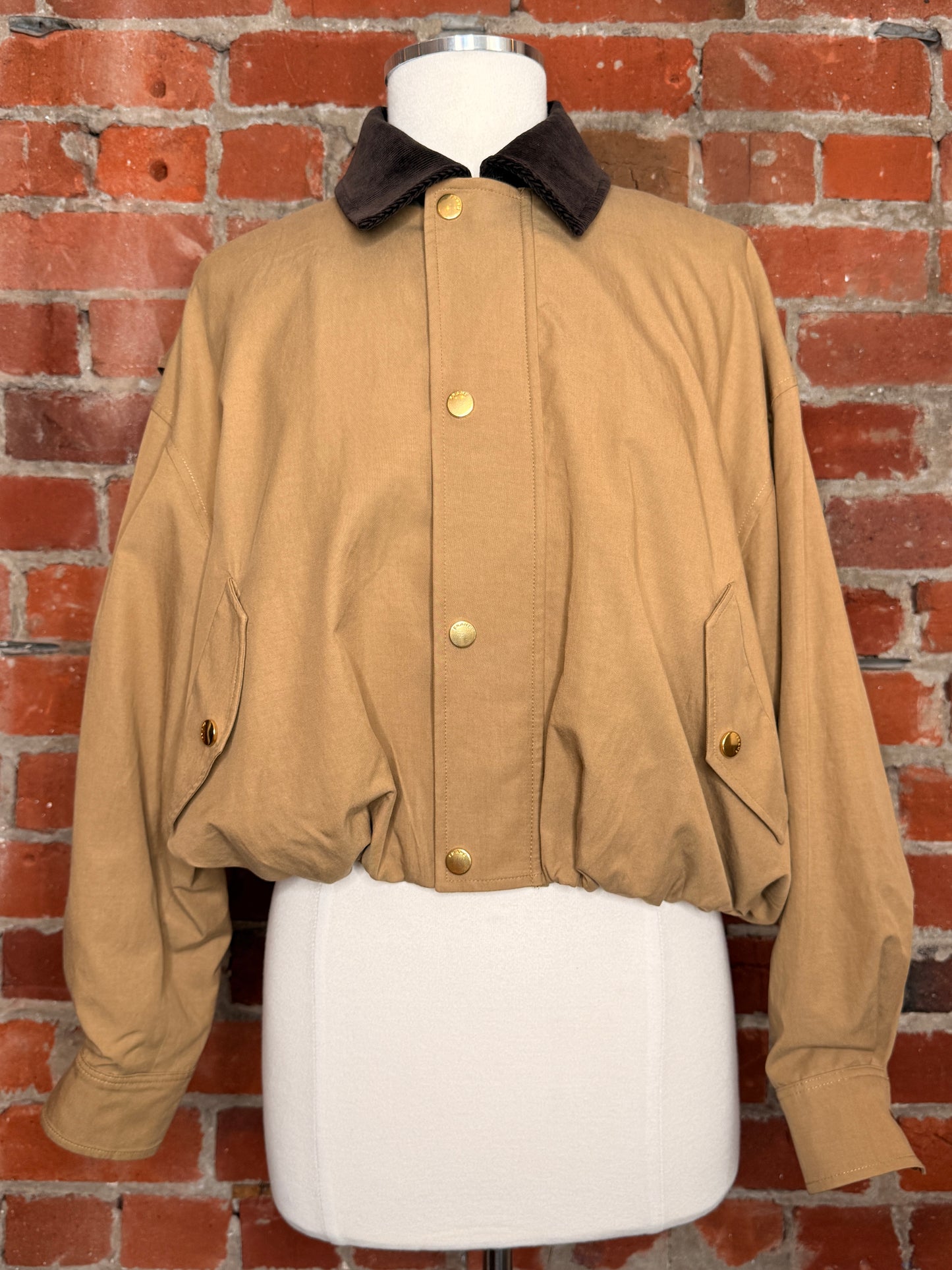 NWT Frame The Cord Bubble Jacket | SZ S