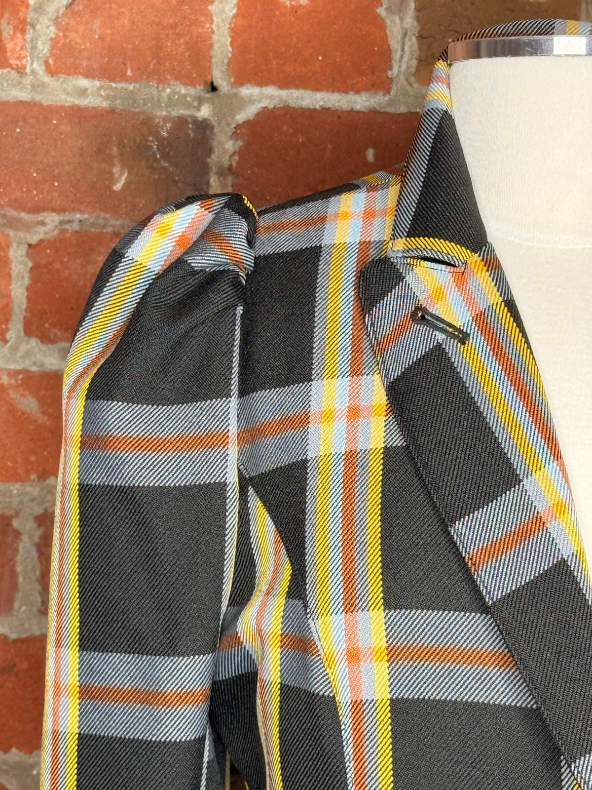 Smythe Pouf Sleeve One Button Blazer | SZ 14