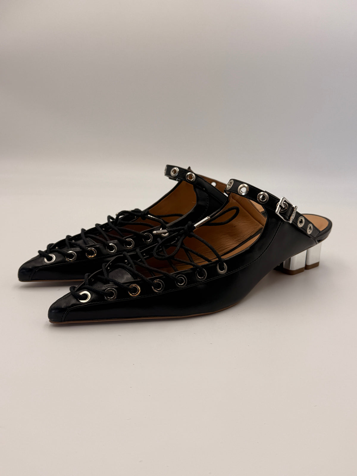 GANNI Lace-Up Mules | SZ 41