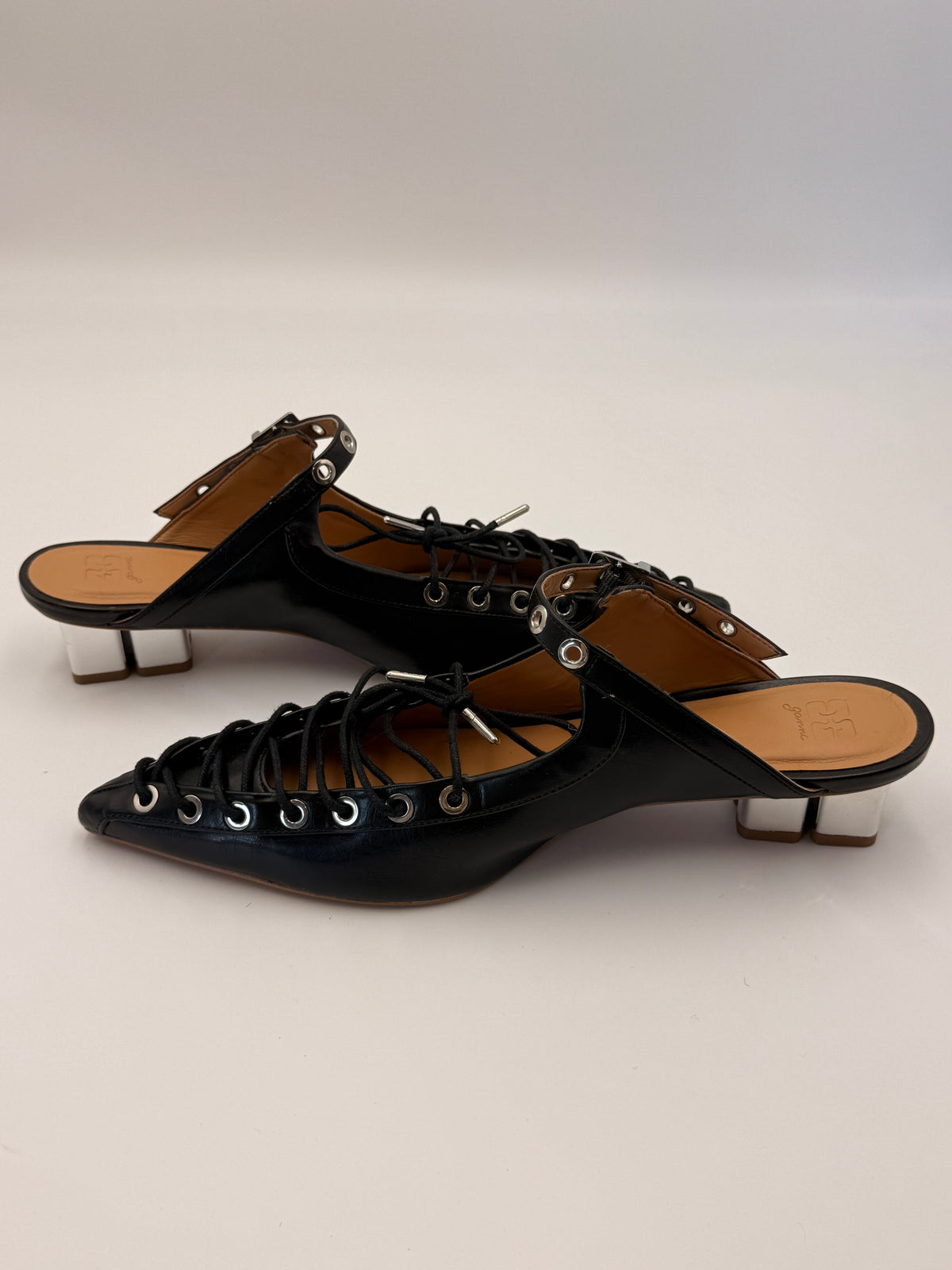 GANNI Lace-Up Mules | SZ 41