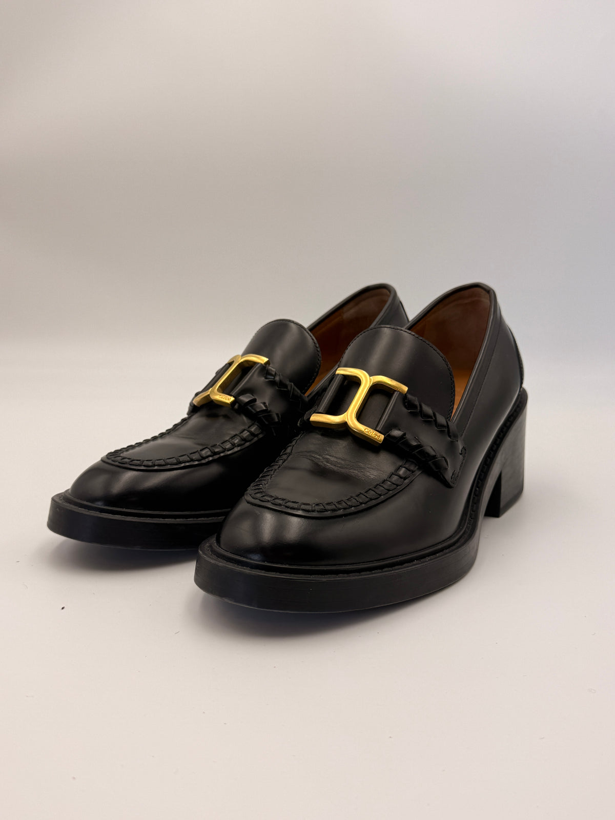 Chloe Marcie Leather Loafers | SZ 39