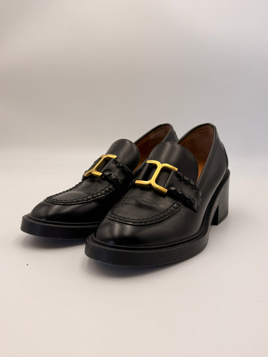 Chloe Marcie Leather Loafers | SZ 39