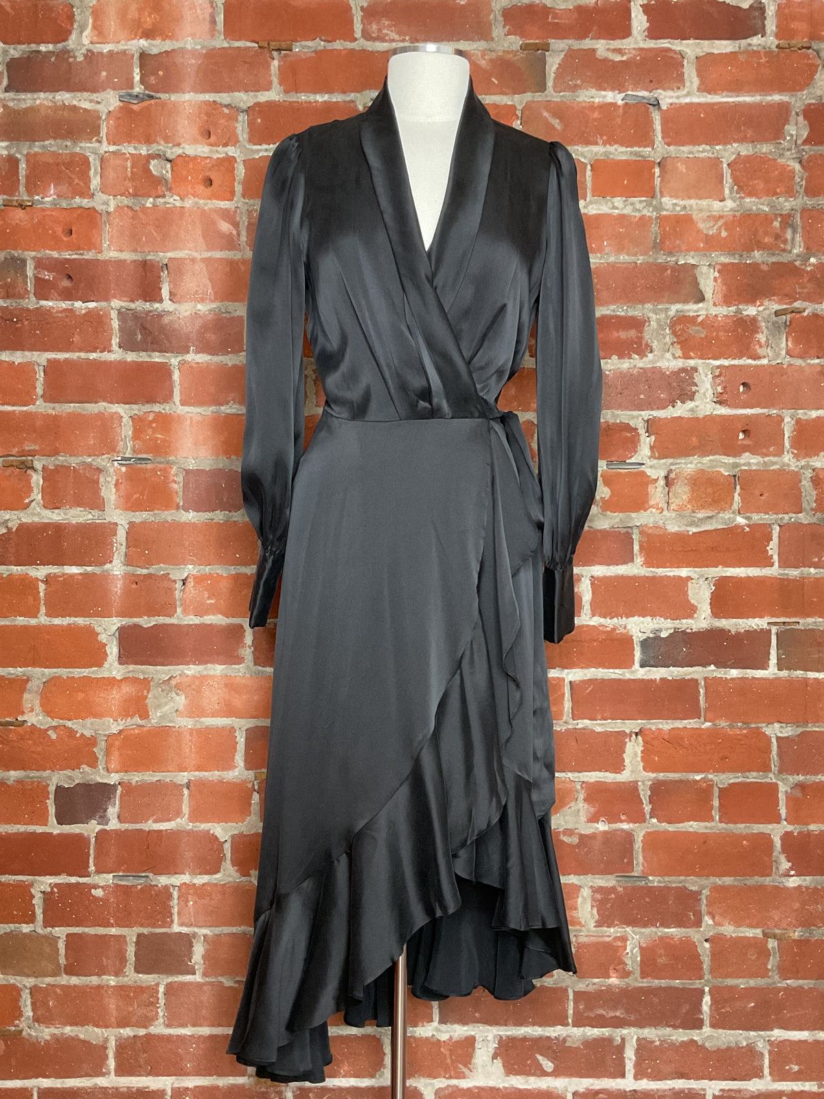 NWT Zimmerman Silk Wrap Midi Dress | SZ 1