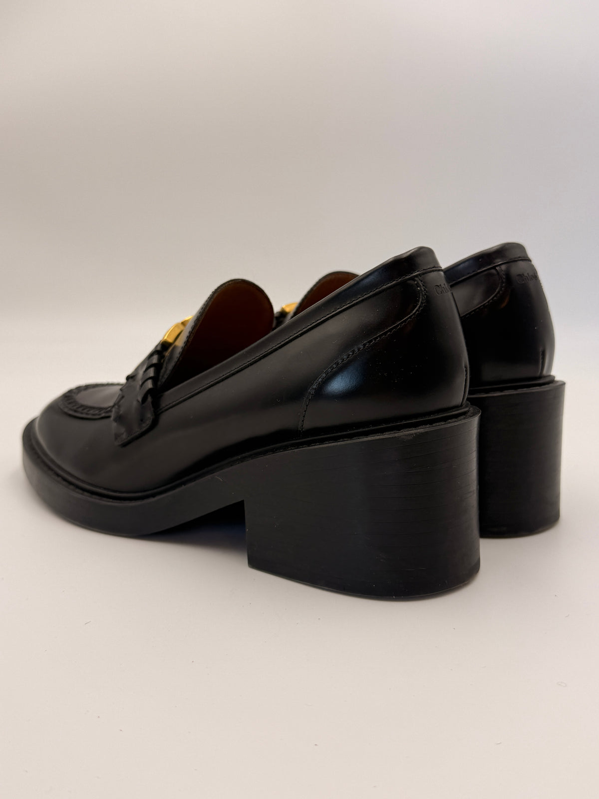 Chloe Marcie Leather Loafers | SZ 39