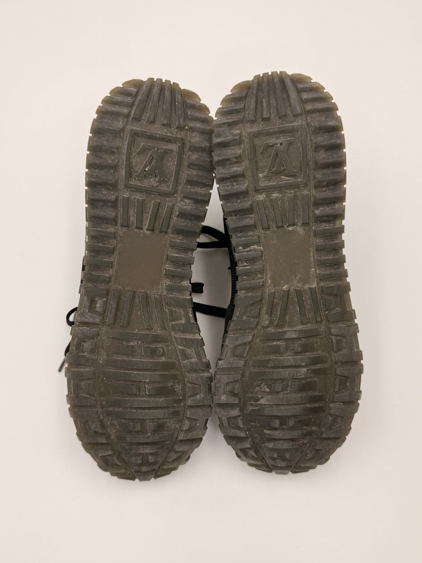 Louis Vuitton Suede Monogram Run Away Sneakers | SZ 38
