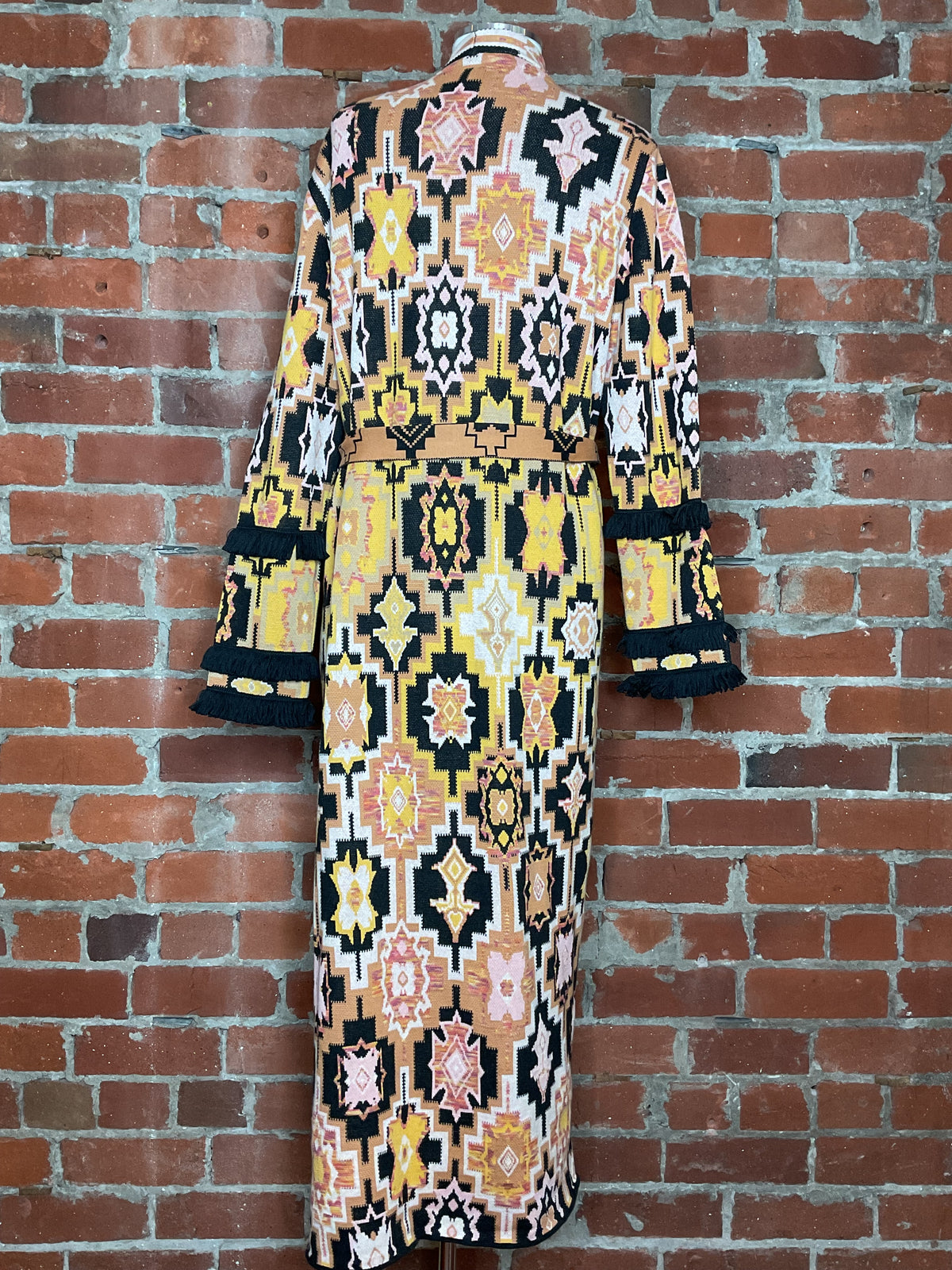 Hayley Menzies Magic Mosaic-Jacquard Cotton Duster | SZ L