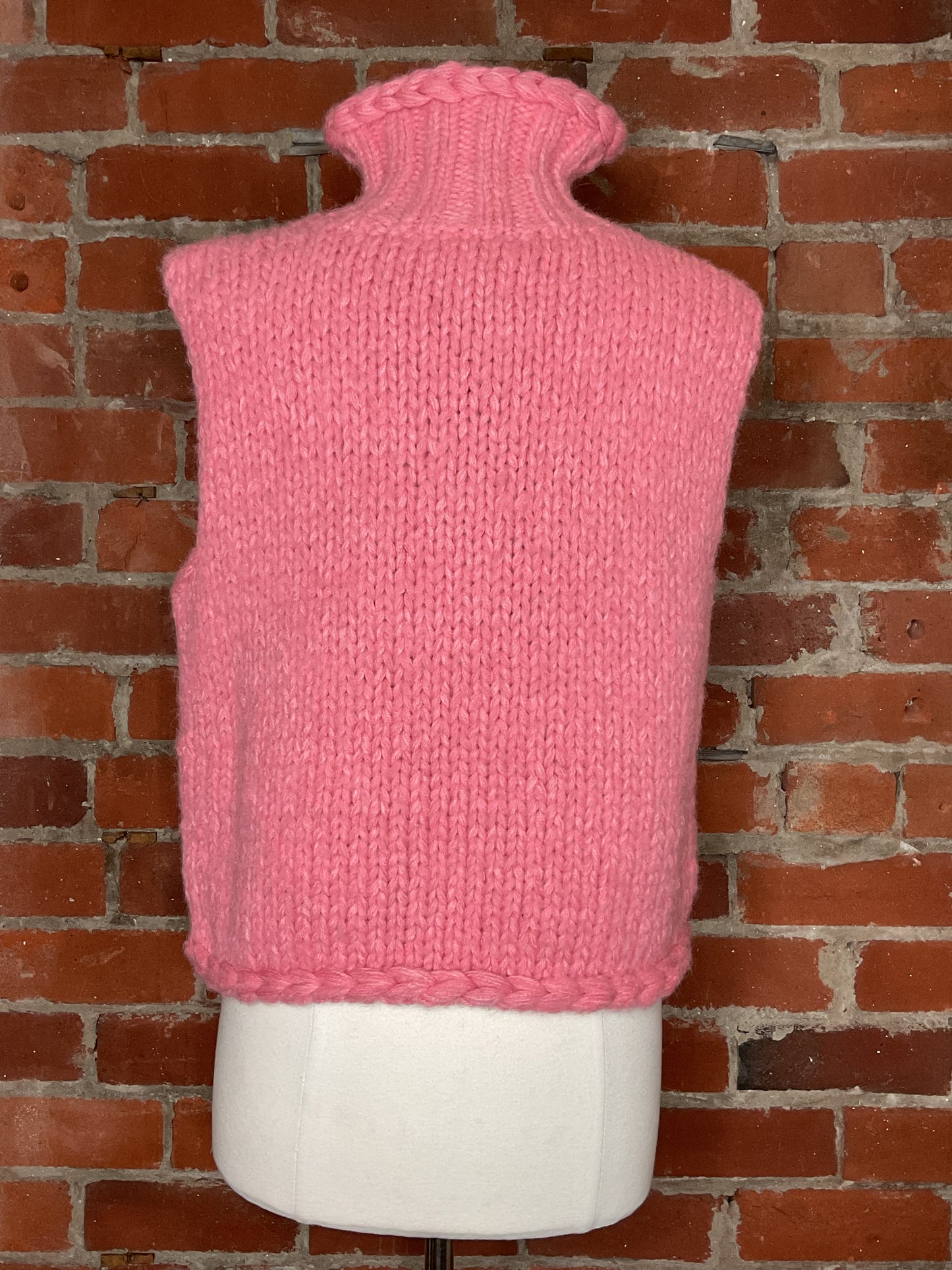 NWT Smythe x Augden Handknit Sleeveless Turtleneck | SZ XS