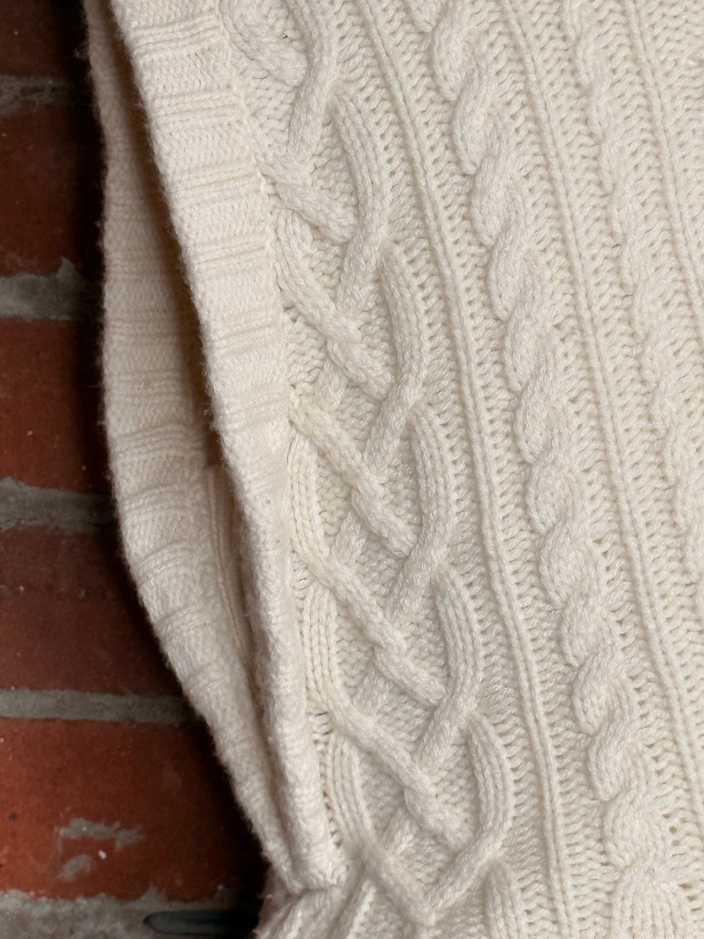Veronica Beard Holton Cable-Knit Sweater Vest | SZ S