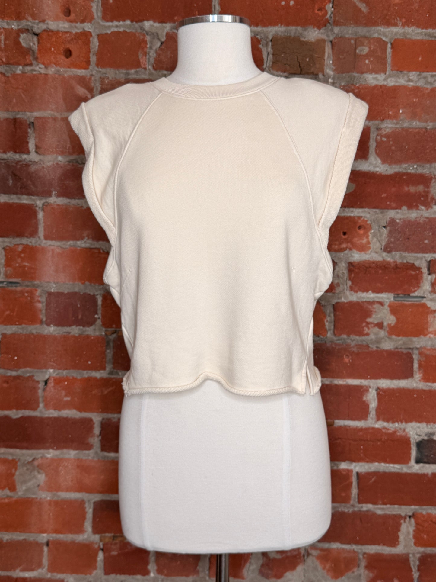Frame Rolled-Up Muscle Shirt | SZ XS