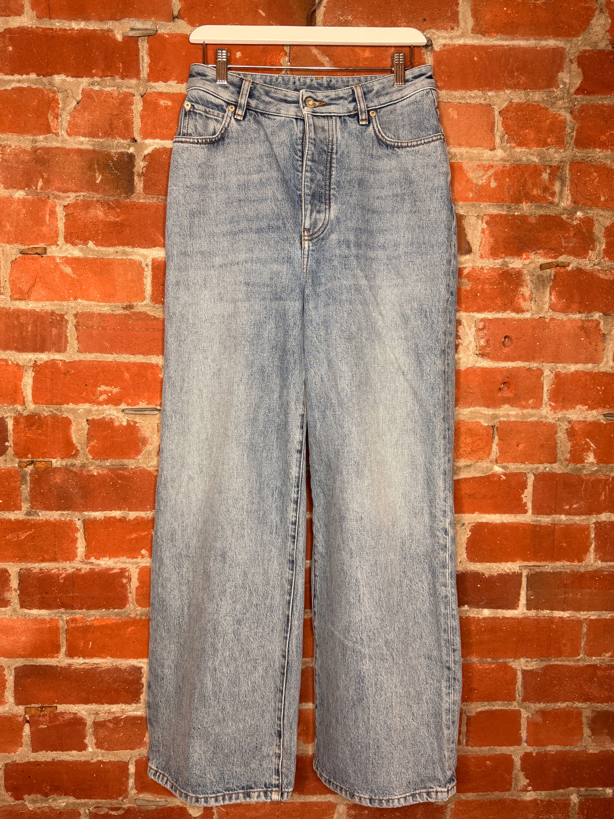 Loewe High Waisted Wide Leg Jeans | SZ 38