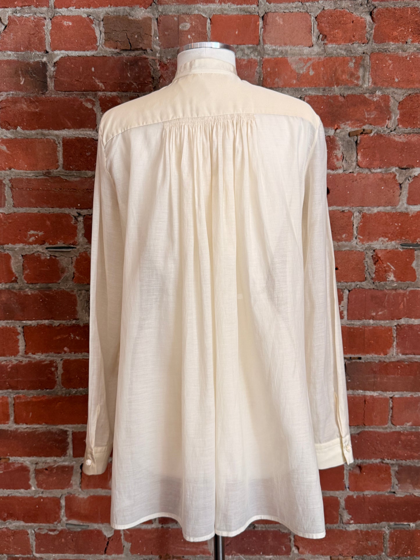 The Row Sheer Smoked Shirt | SZ 4