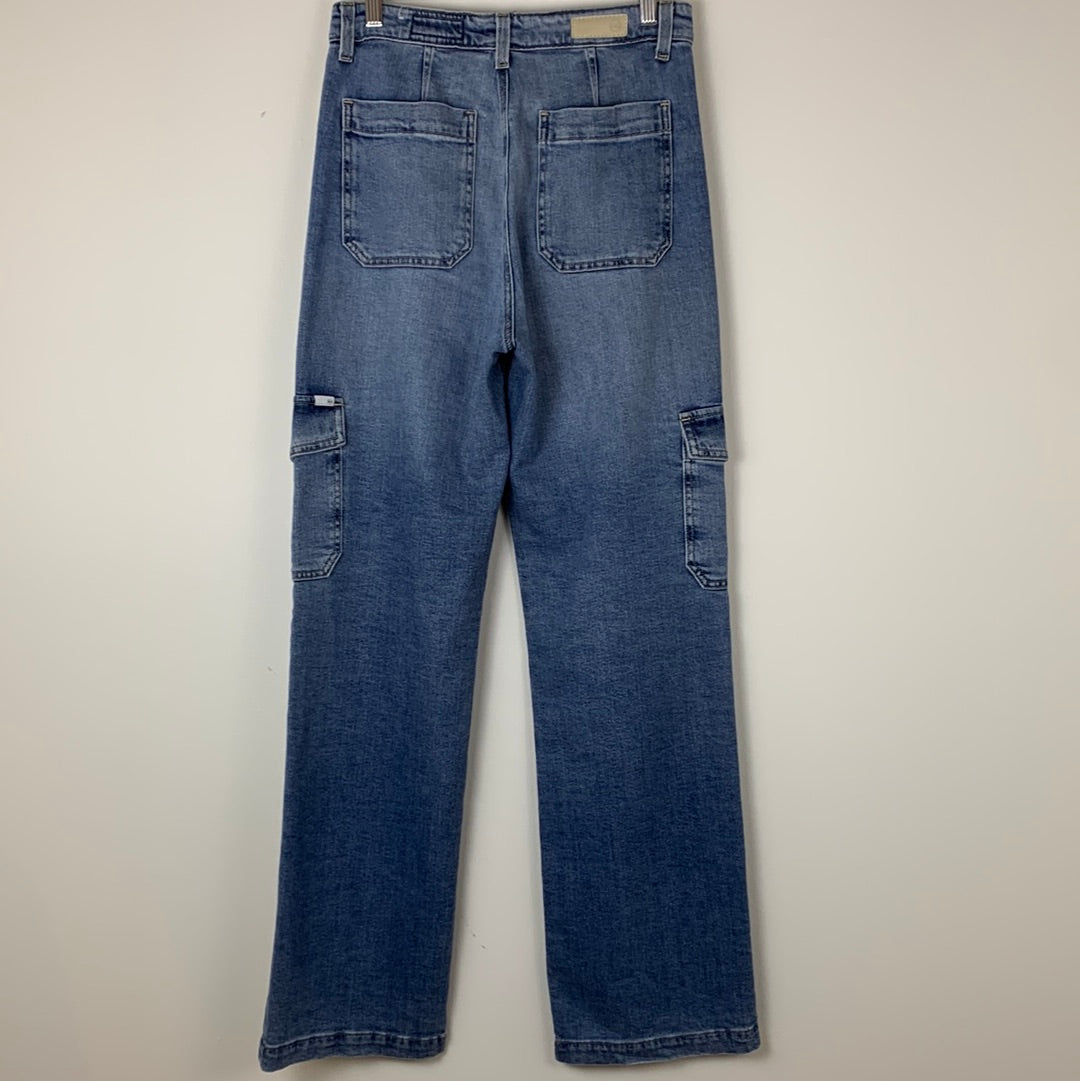 AG Gatina Cargo Wide-Leg Jeans | SZ 28