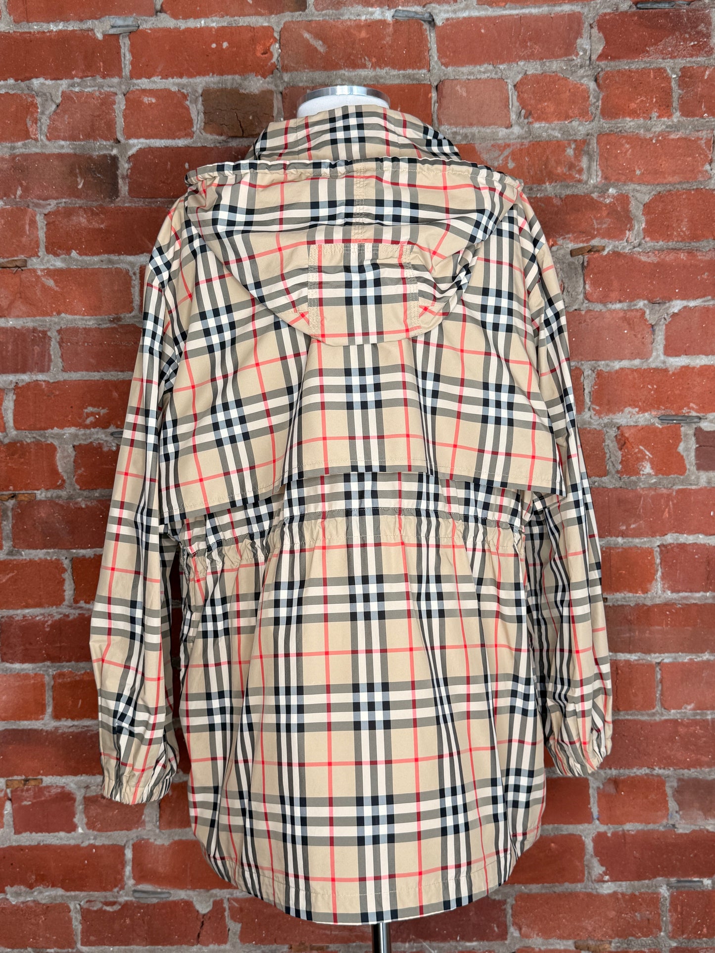 Burberry Vintage Check Hooded Jacket | SZ 8