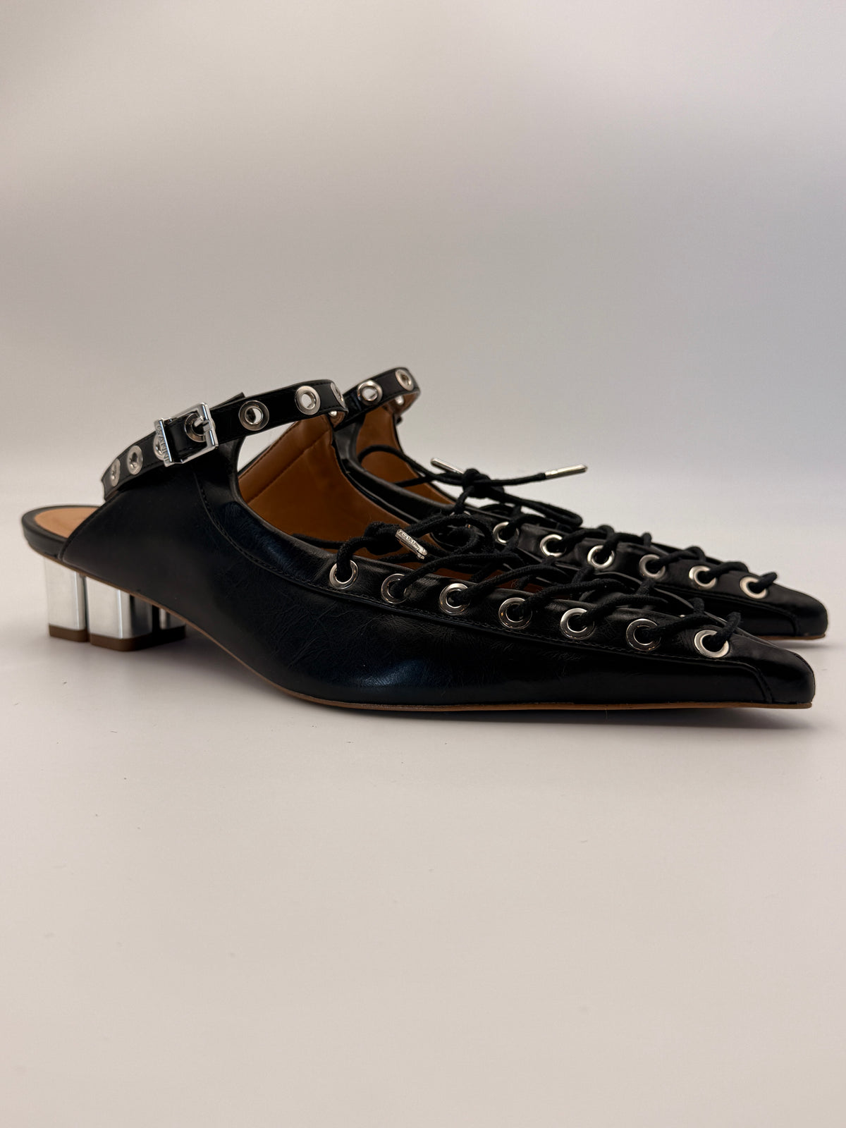 GANNI Lace-Up Mules | SZ 41