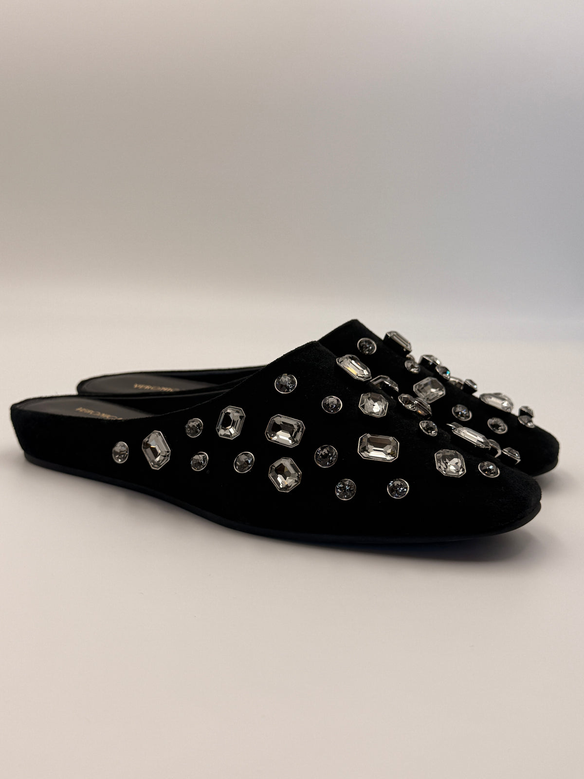NEW Veronica Beard Narcisa Embellished Mules | SZ 6.5