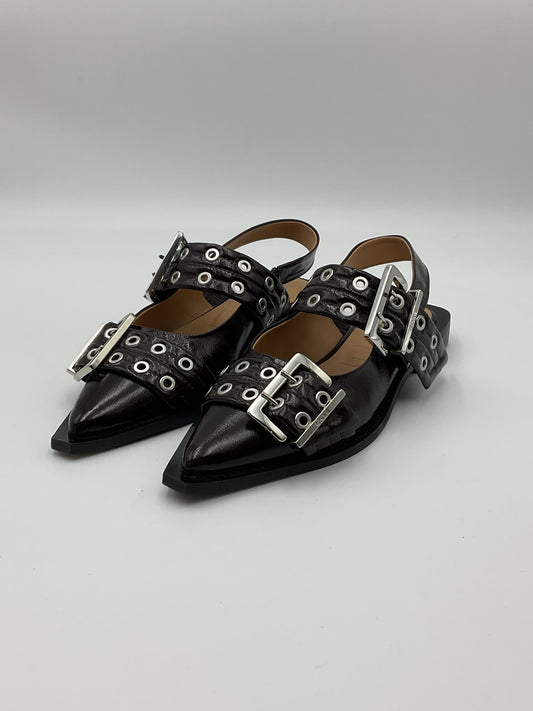 GANNI Buckle Ballerina Flats | SZ 39