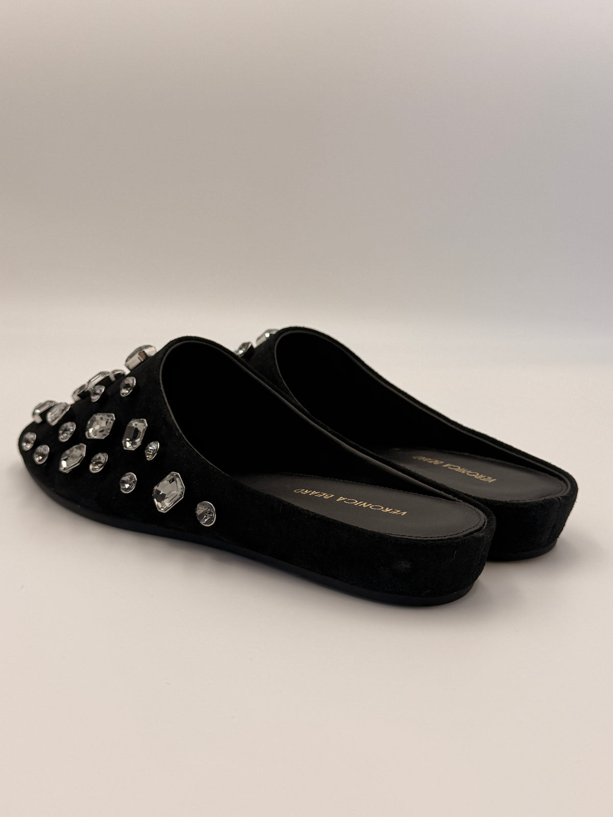 NEW Veronica Beard Narcisa Embellished Mules | SZ 6.5