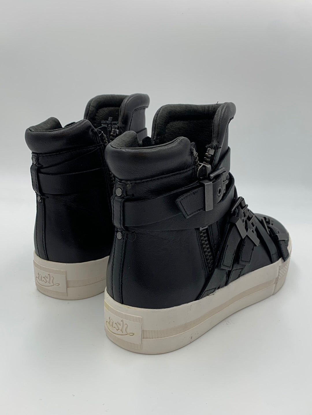 ASH Jet leather Platform Hi Top Sneaker | SZ 38 | NIB