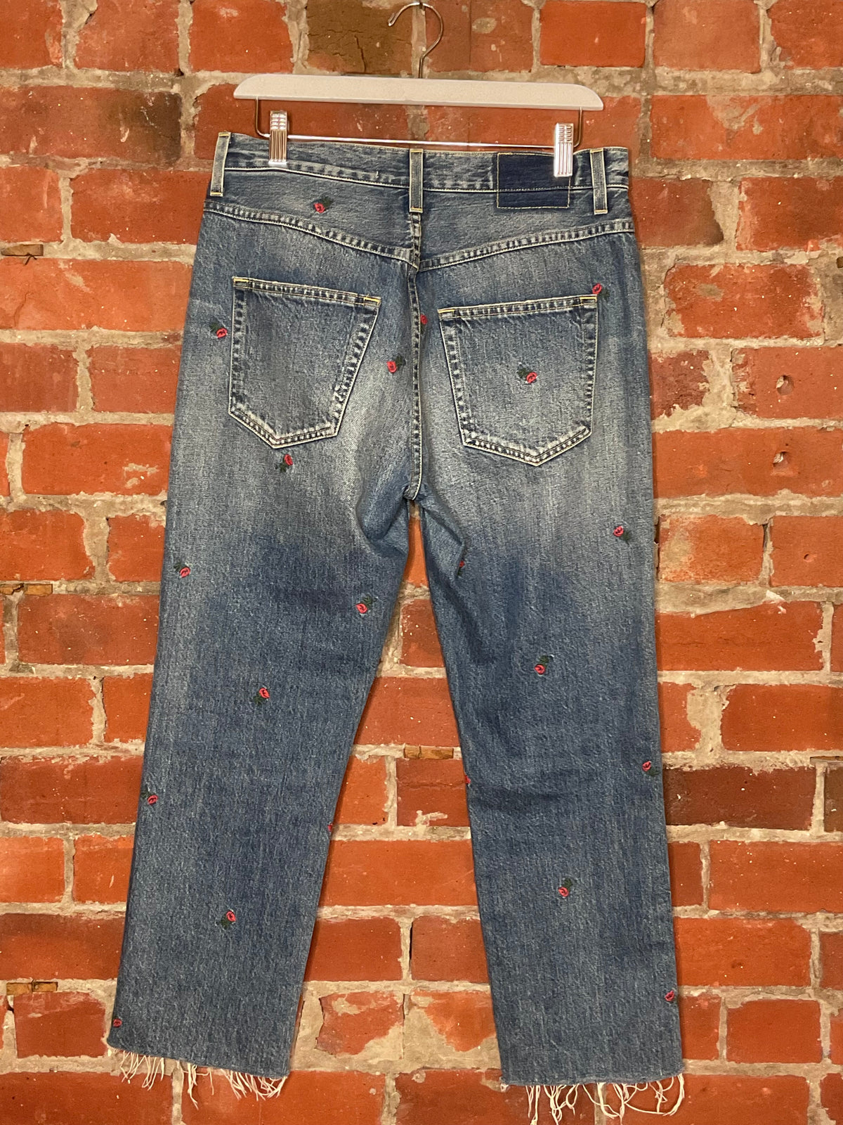 AMO Loverboy Rosebud Cropped Jeans | SZ 27