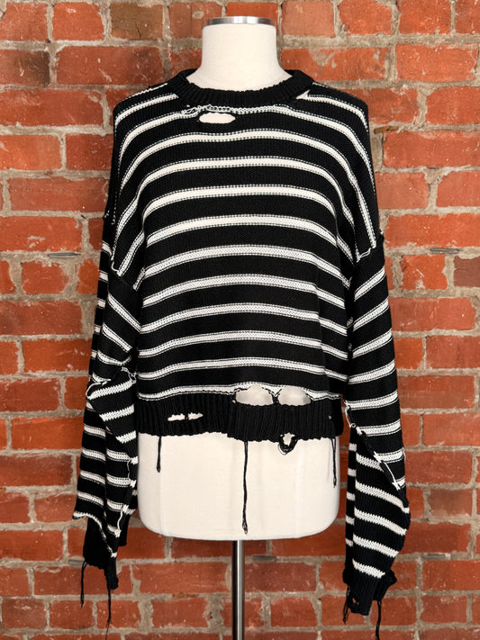 Maison Margiela Distressed Sweater | SZ S