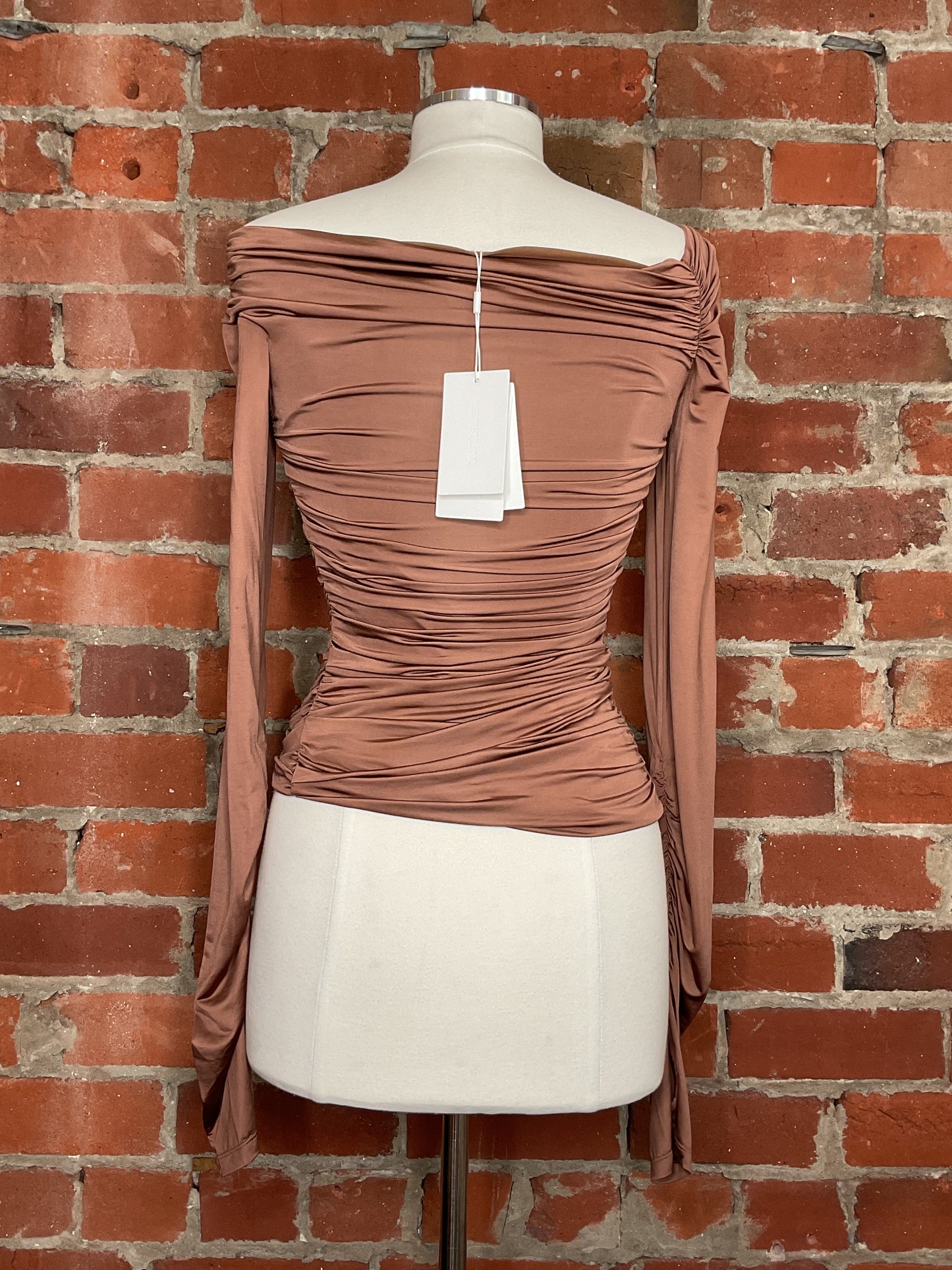 NWT Helmut Lang Crepe Top | SZ S