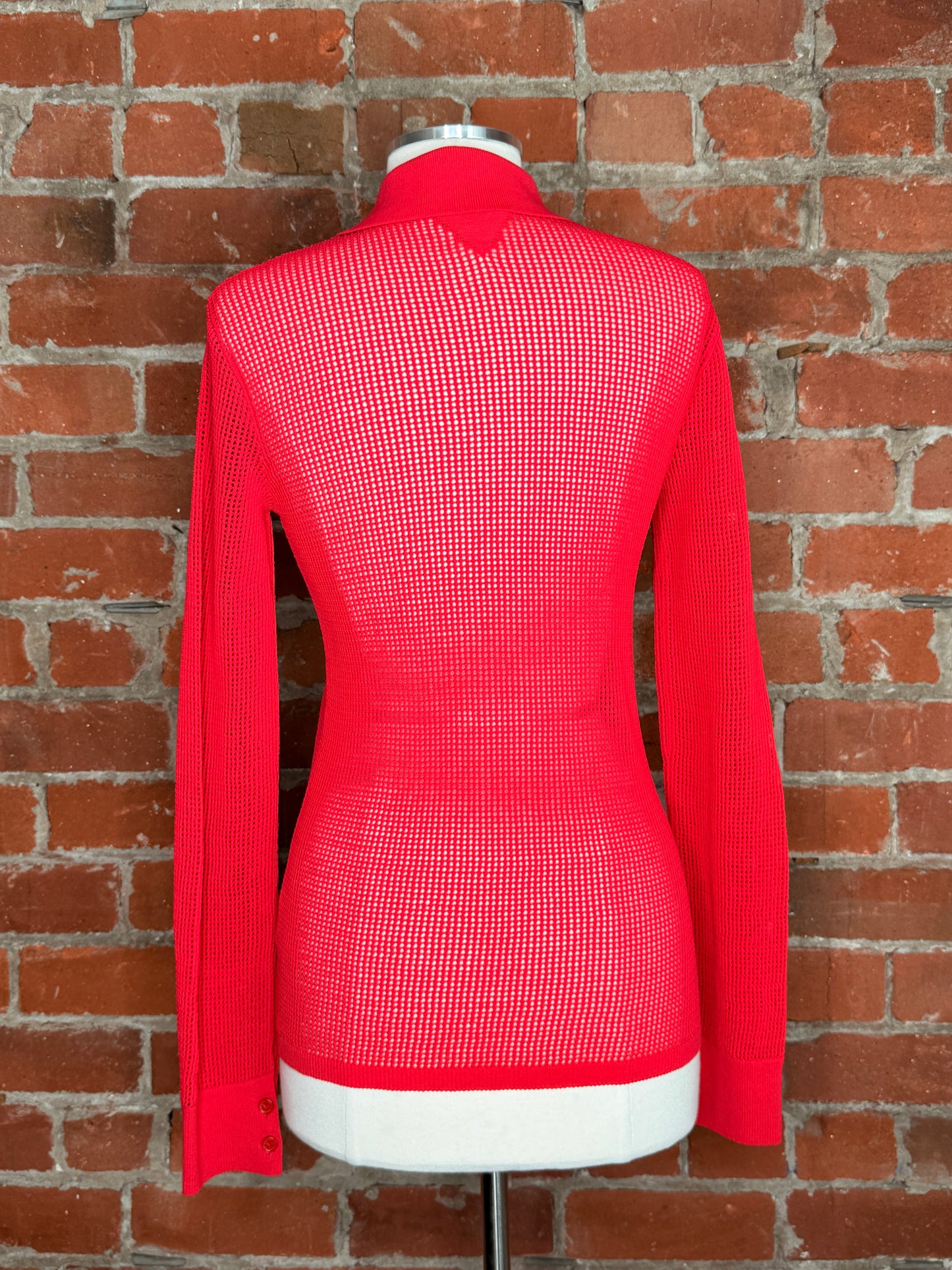 Bottega Veneta Mesh Buttoned Cardigan | SZ L