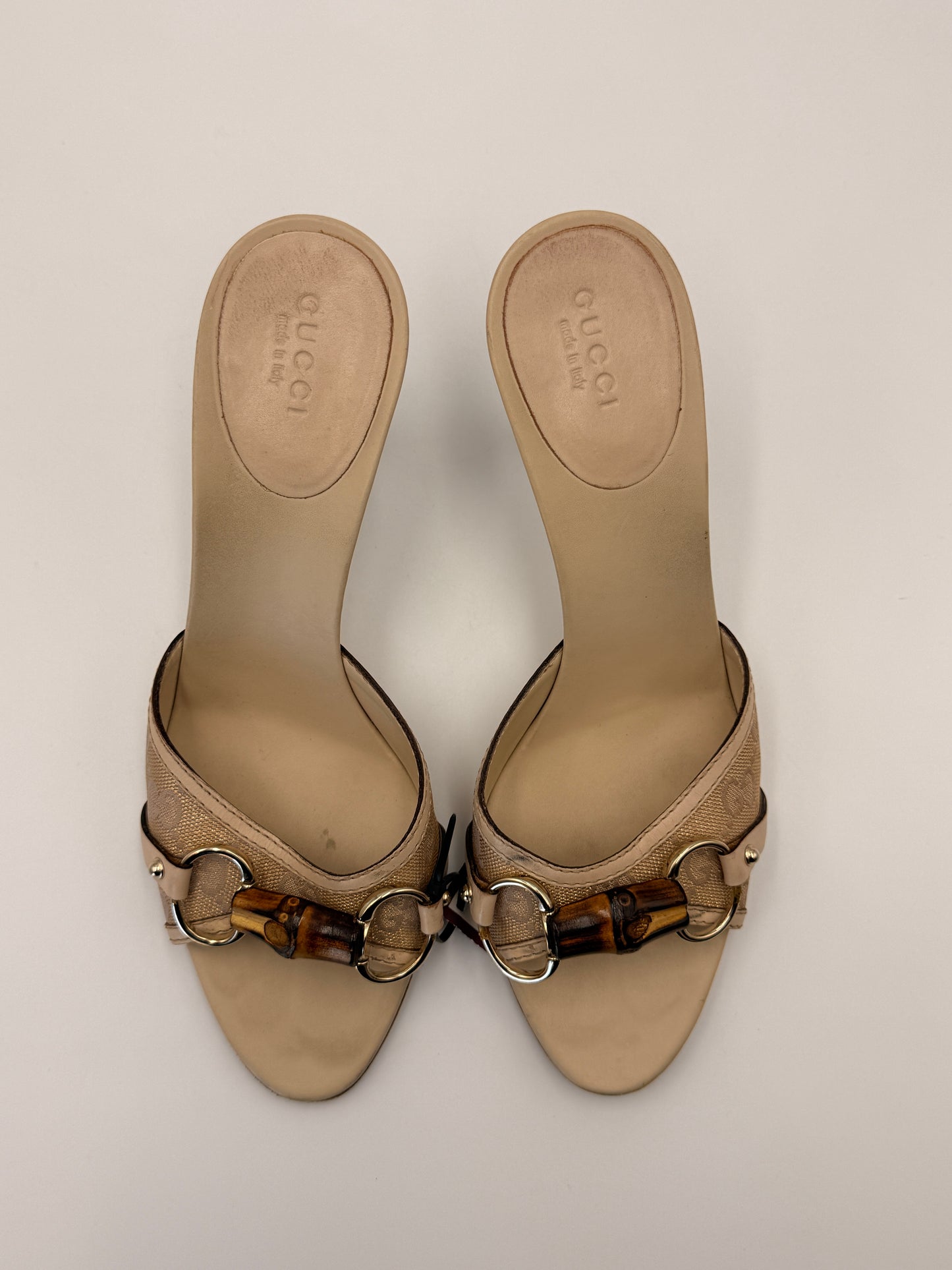 Gucci Bamboo Bit Mule Heel | SZ 7.5