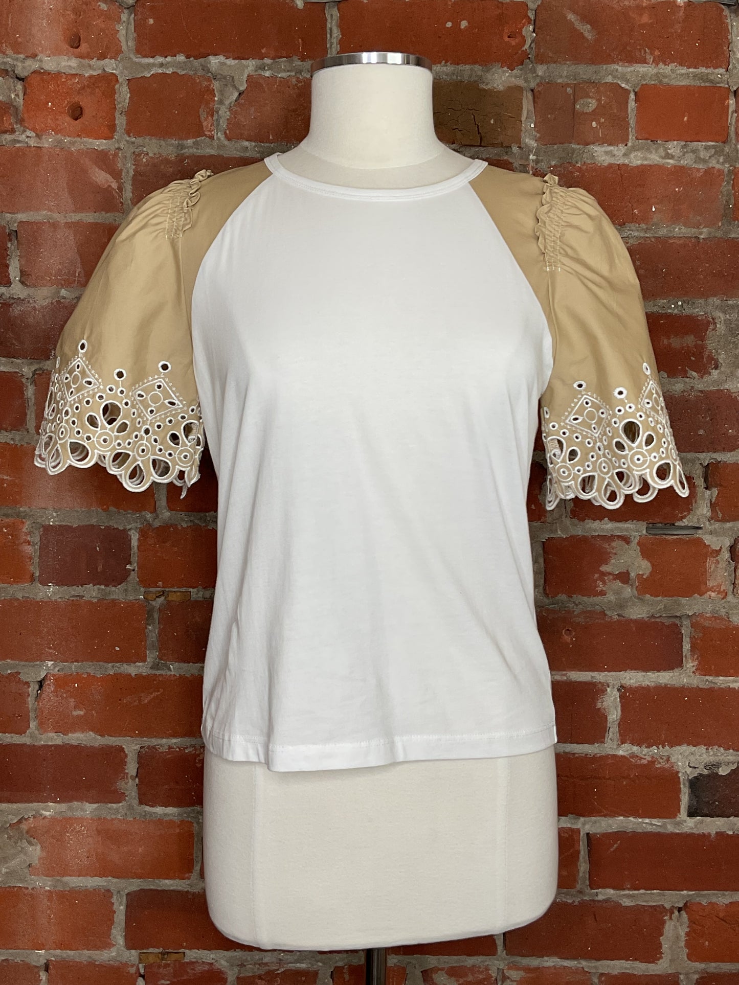 NWT Veronica Beard Briana Tee | SZ S