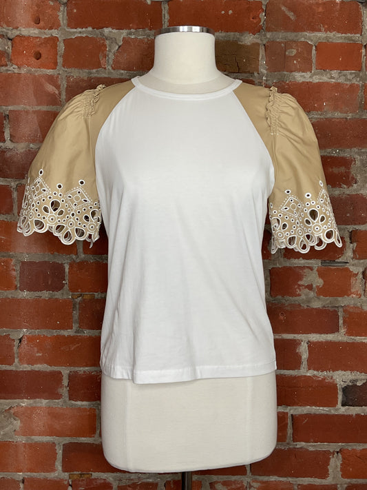 NWT Veronica Beard Briana Tee | SZ S