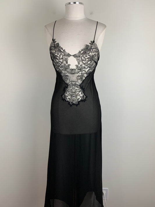 Zara Sleeveless Lace Midi Dress | SZ S | NWT