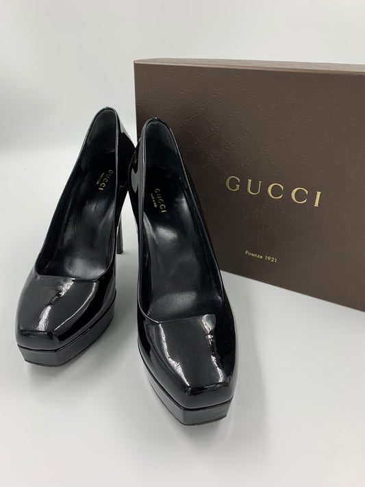 Gucci Patent Leather Pumps | SZ 37.5 | NIB