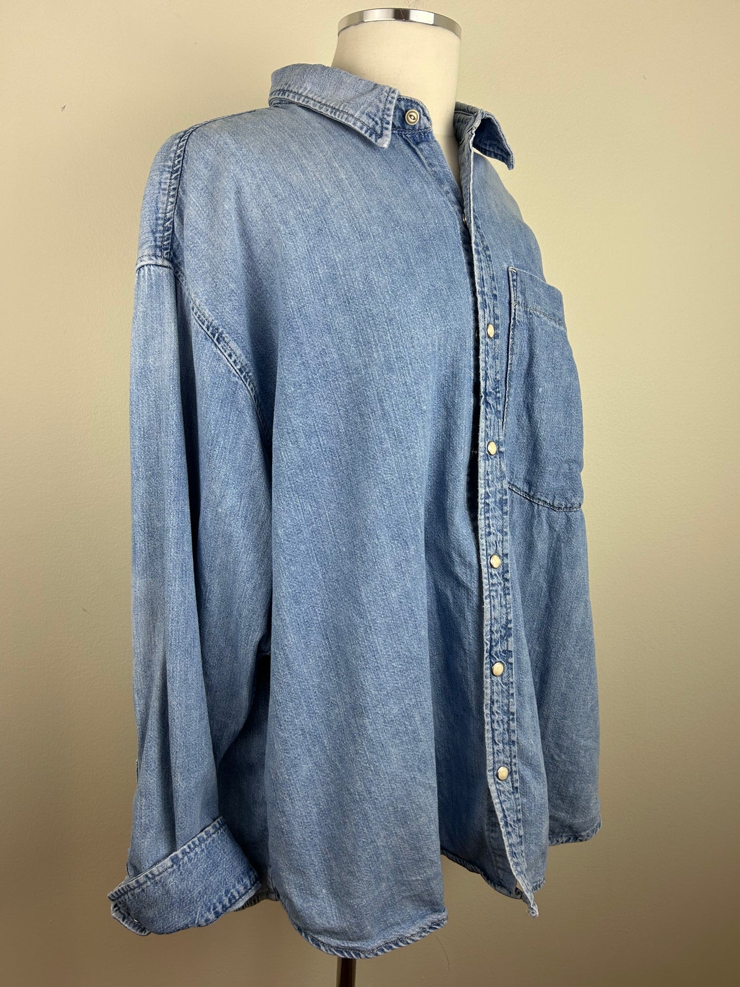 MOTHER "Dont Lose Your Shirt" Denim Shirt | SZ L