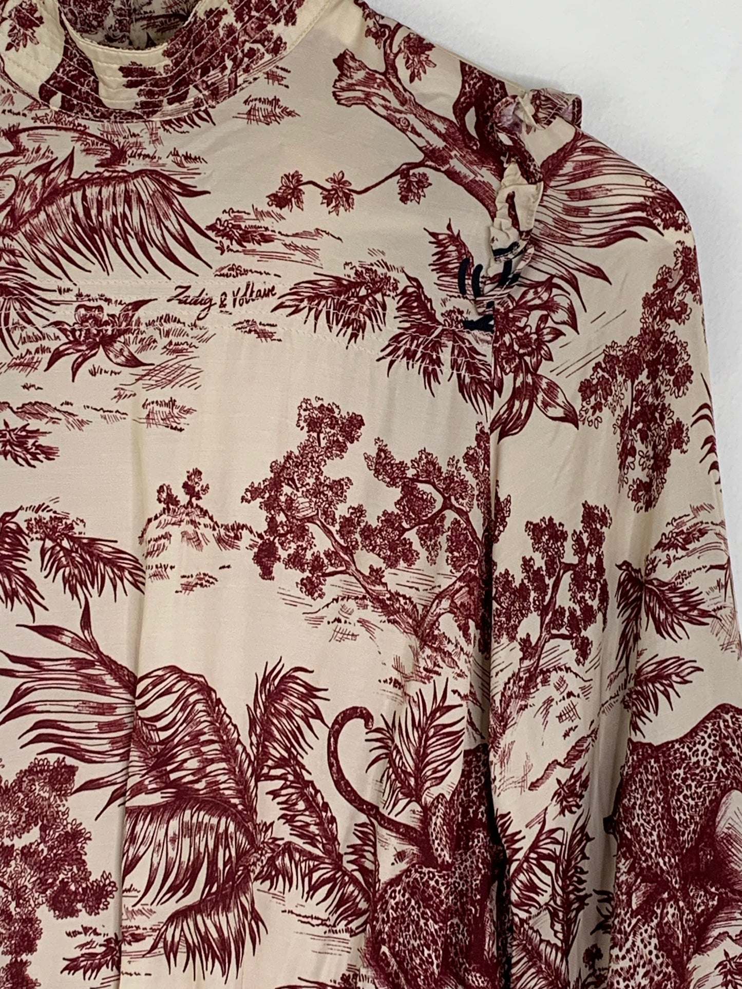 Zadig and Voltaire Rocket Jouy Satin Dress | SZ XS