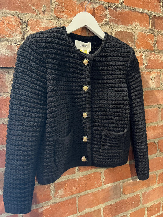 BA&SH Gaspard Knit Noir | SZ S