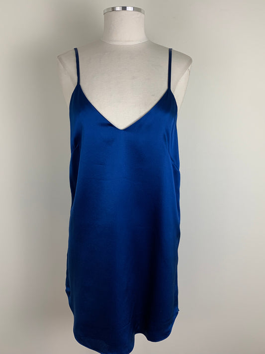 Michelle Mason Blue Mini Slip Dress | SZ 6 | NWT
