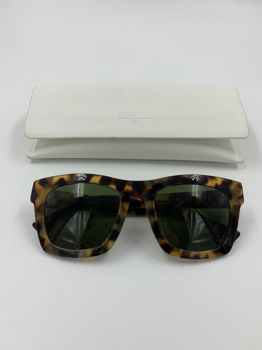 Electric Crasher Gloss Spotted Tort Sunglasses