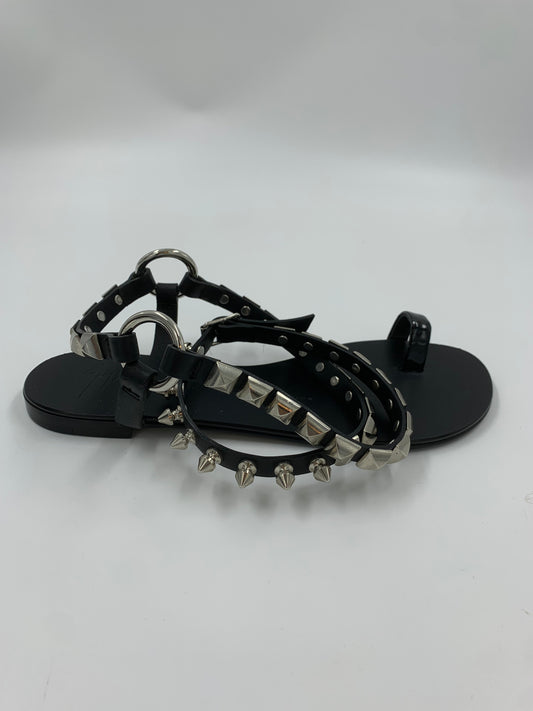 Guiseppe Zanotti Flat Studded Sandal | SZ 38
