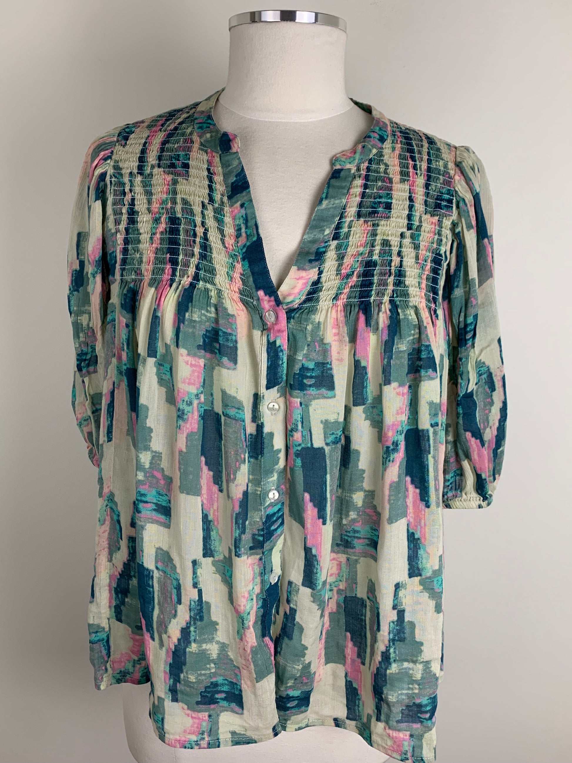 Cleobella Mauve Print Maxi Dress | Sz S – danielle's