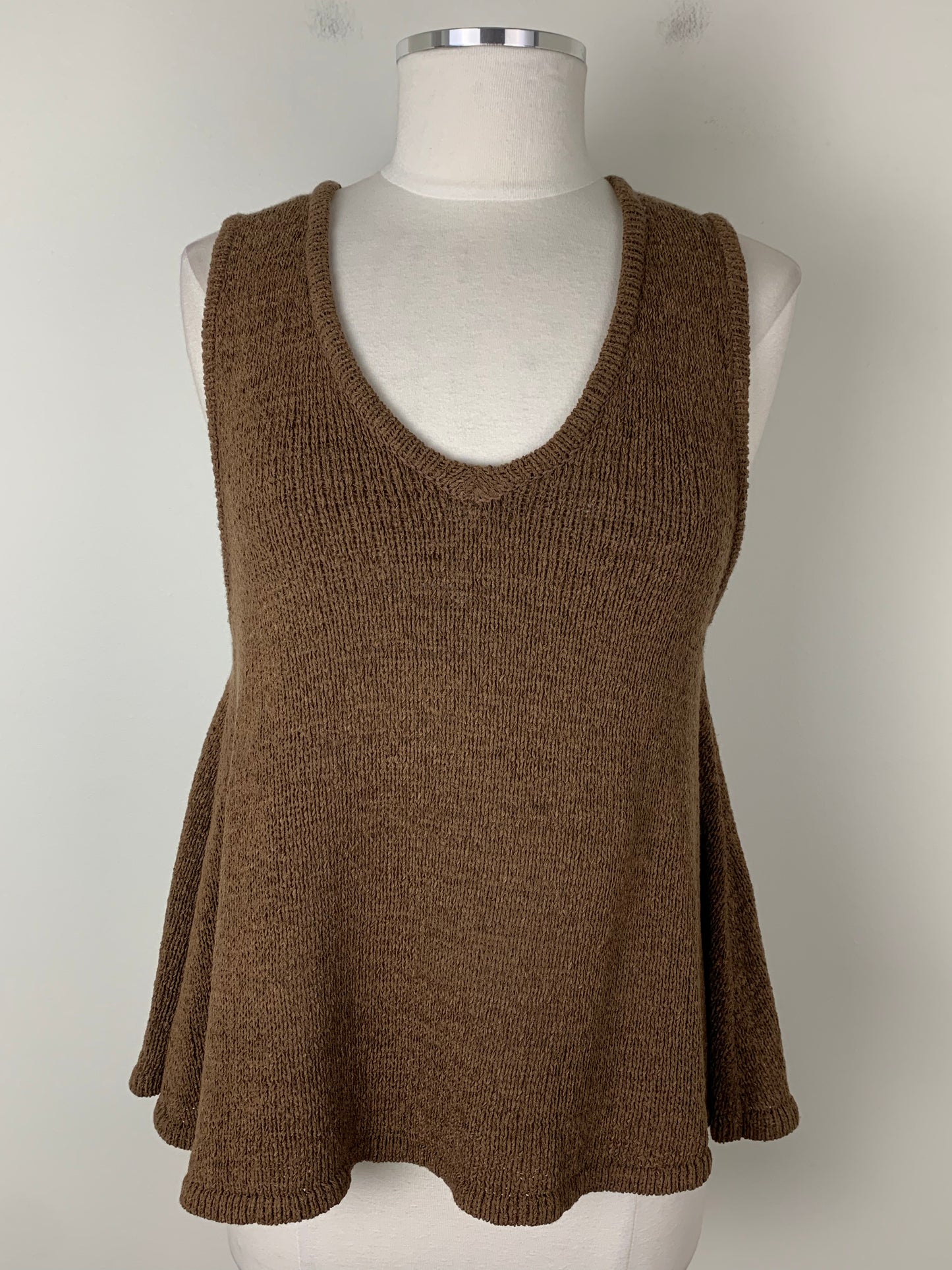 Lost in Lunar Amy Knit Top in Brown | SZ M | NWT