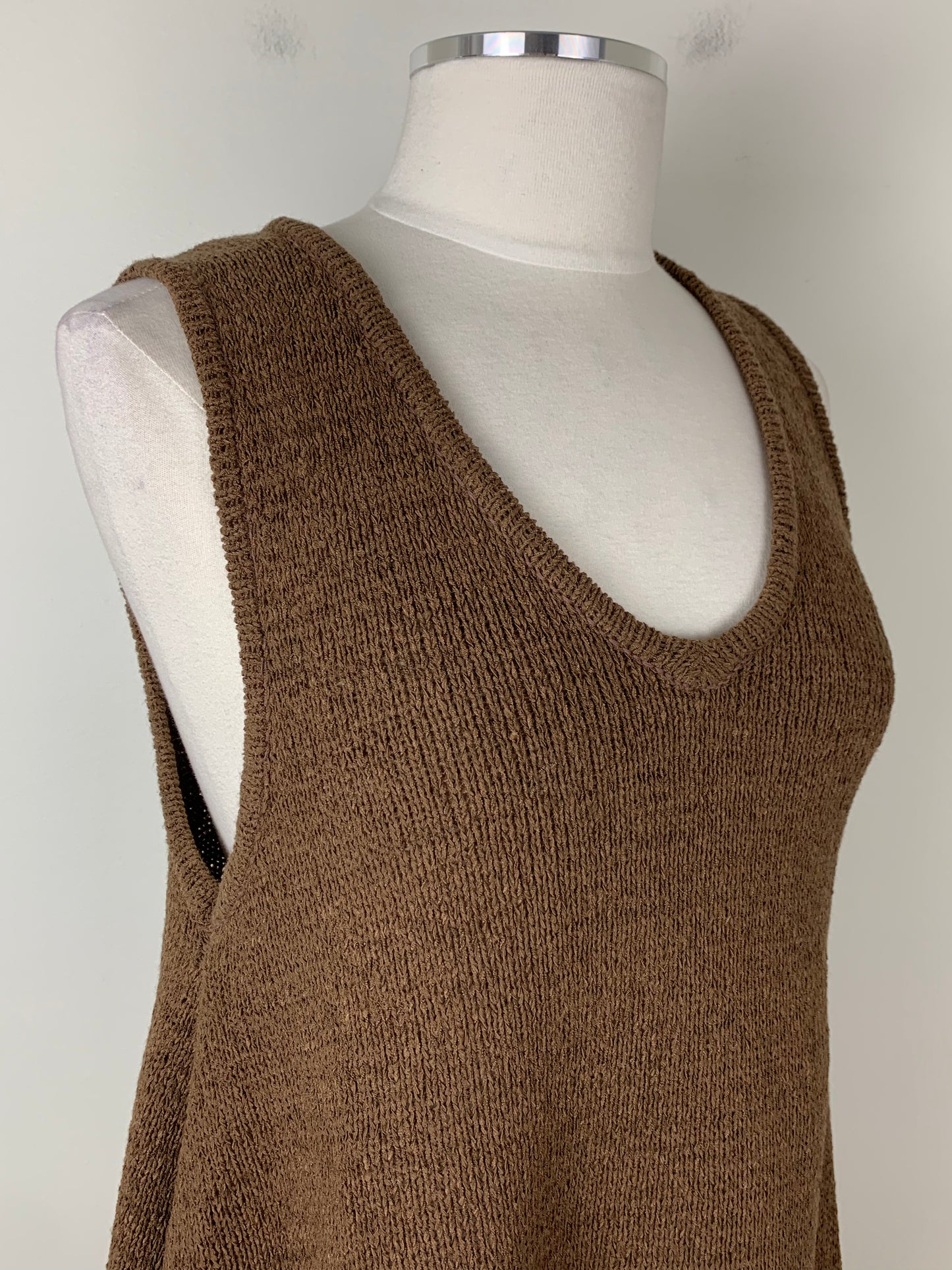 Lost in Lunar Amy Knit Top in Brown | SZ M | NWT