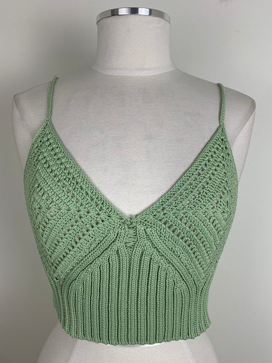 Jonathan Simkhai Lolita Crochet Crop Top | SZ S