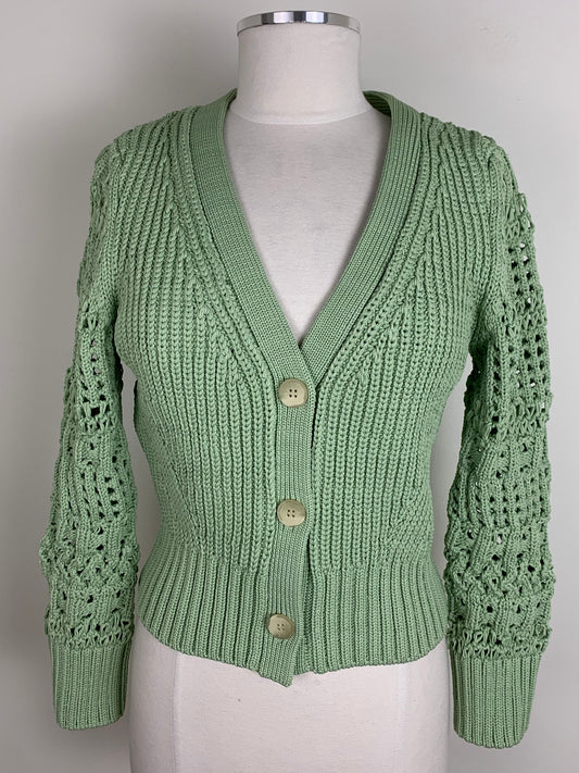 Jonathan Simkhai Ambrose Crochet Cardigan | SZ XS