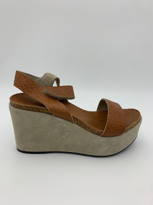 La Canadienne Leather Wedge Sandle | SZ 37