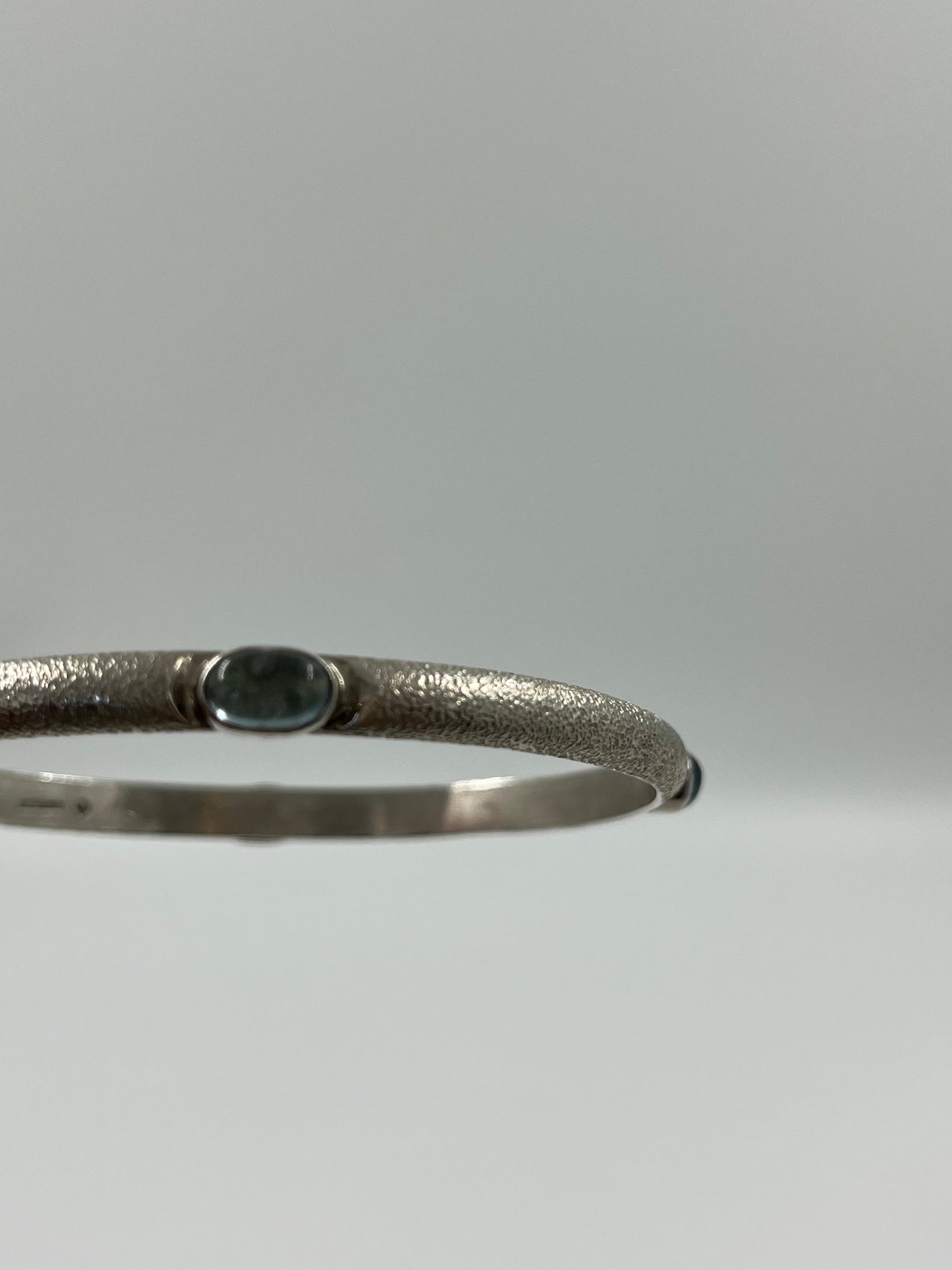 John Blair Aquamarine Bangle