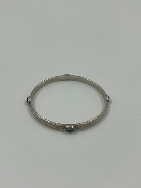 John Blair Aquamarine Bangle