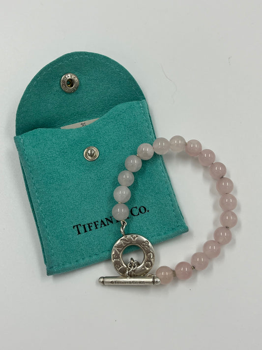 Tiffany & Co Rose Quartz Toggle Bracelet