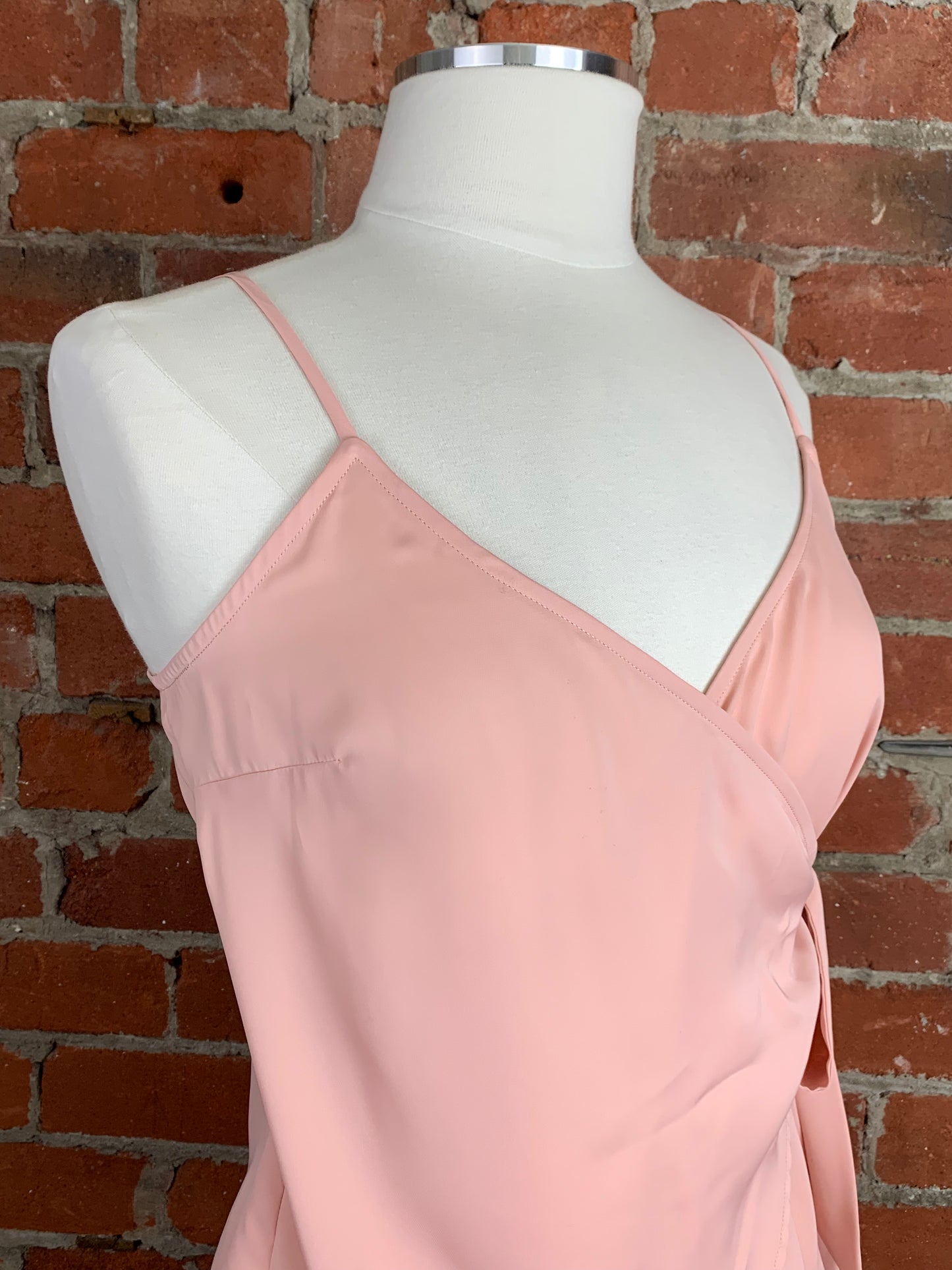 L'Academie The Wrap Cami in Pink | SZ S | NWT